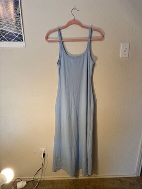 Old navy Light Blue Women’s Sleeveless Maxi Dress medium